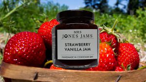 Mrs Jones Jams Strawberry Vanilla