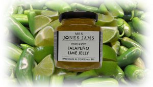 Mrs Jones Jams jalapeno Lime Jelly