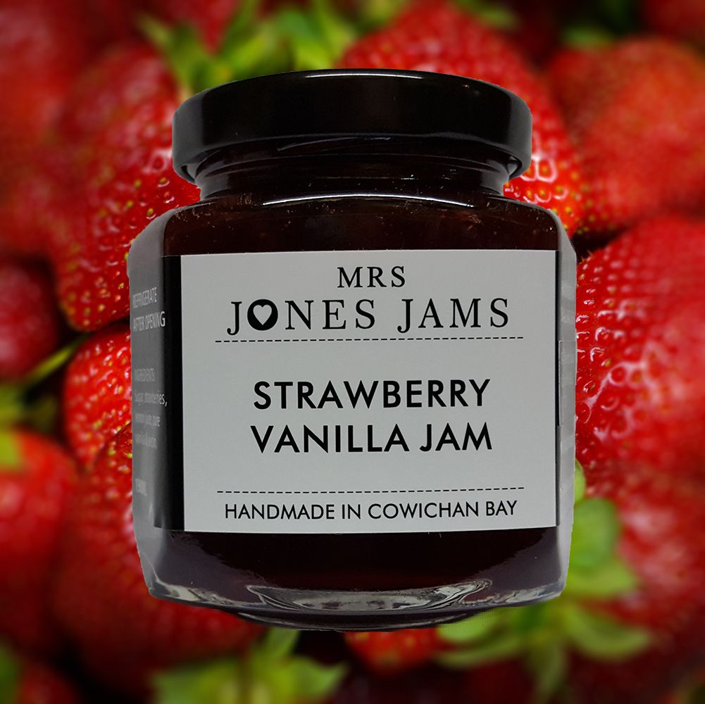 Strawberry Vanilla Jam Mrs Jones Jams