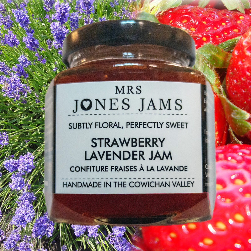 Strawberry Lavender Jam from Mrs Jones Jams